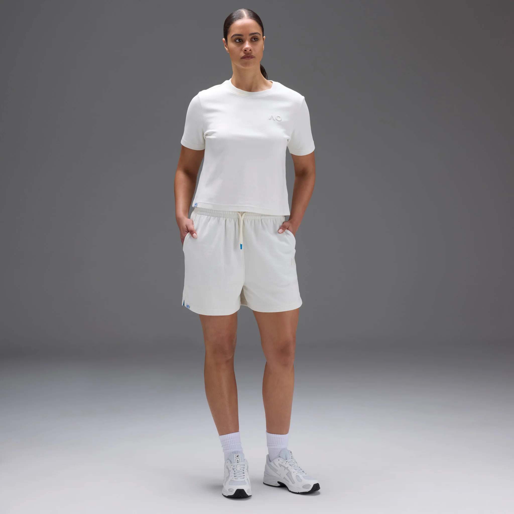 Women's Australian Open Shorts White - Image 7