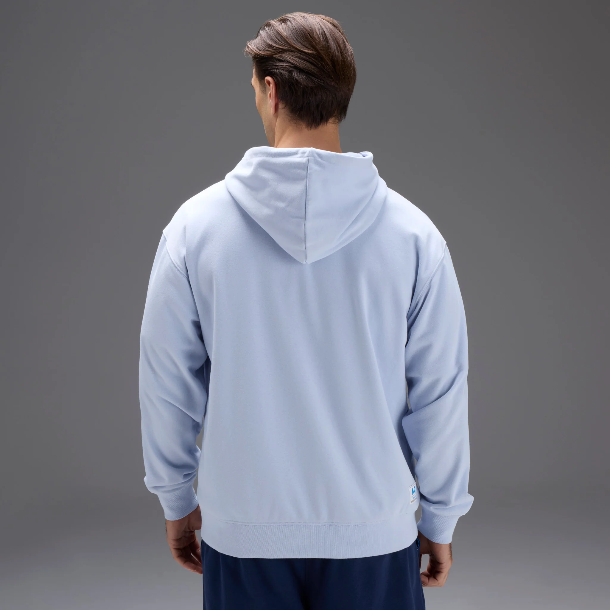 Unisex Australian Open Zip-Up Hoodie Light Blue - Image 4