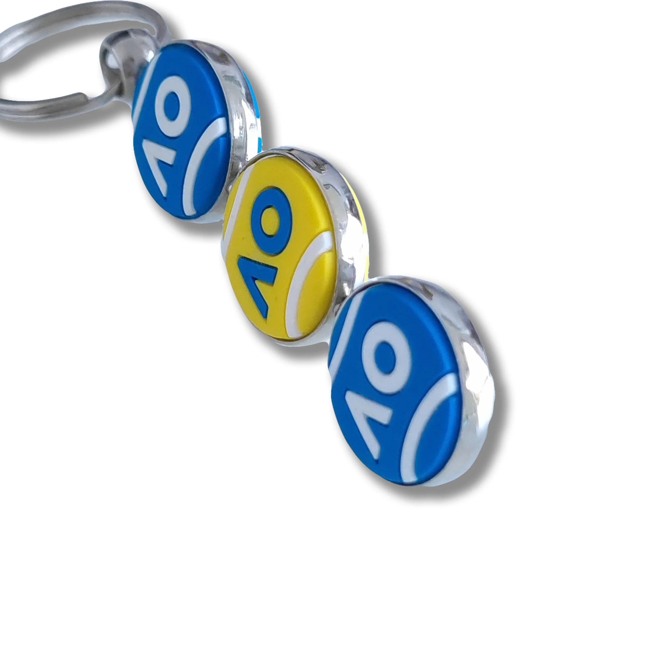 Keyring 3 Spinning Tennis Ball - Image 3