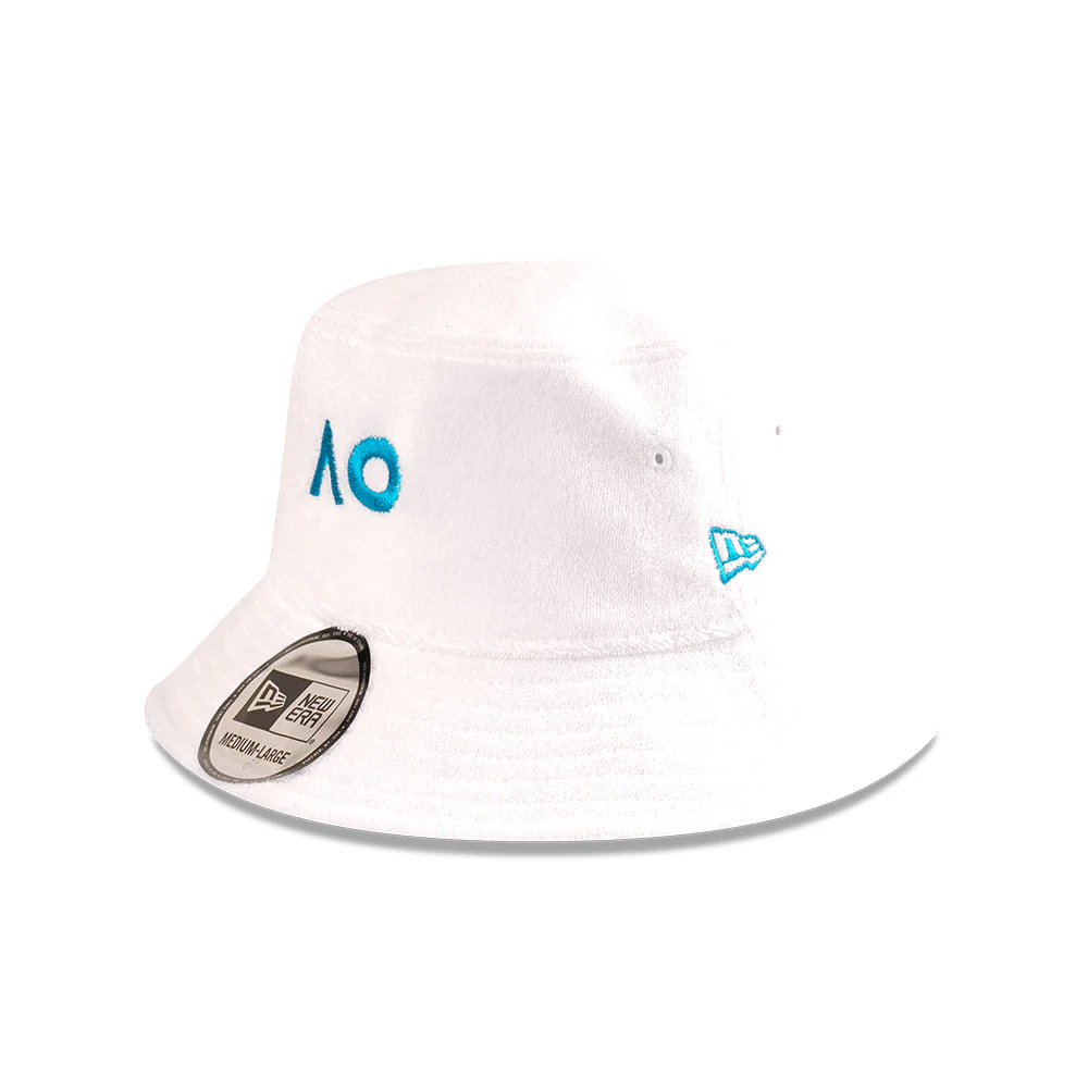 Australian Open Lifestyle Bucket Hat White - Image 3