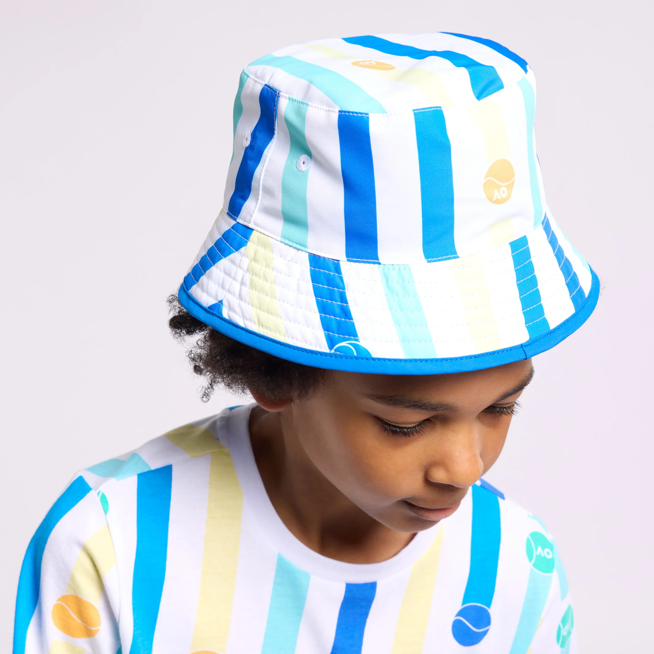Bucket Hat Stripes and Balls - Image 4
