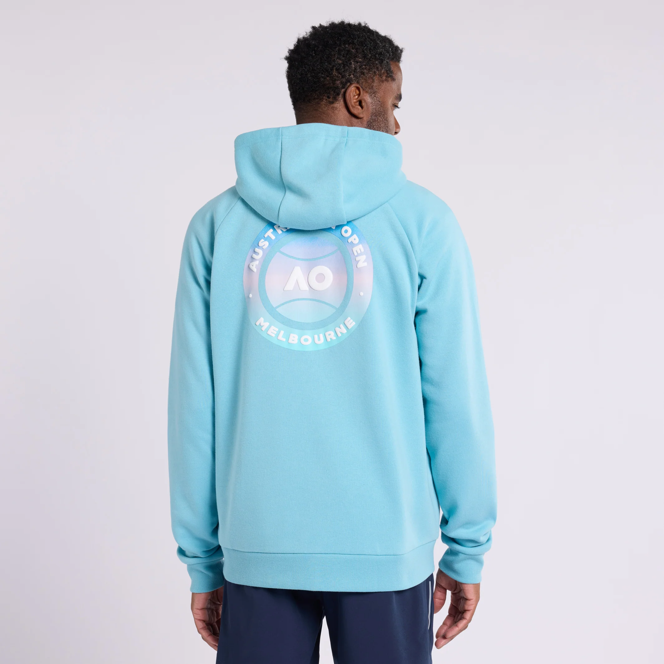 Men's Hoodie Jacket AO Round Logo Backprint - Image 5