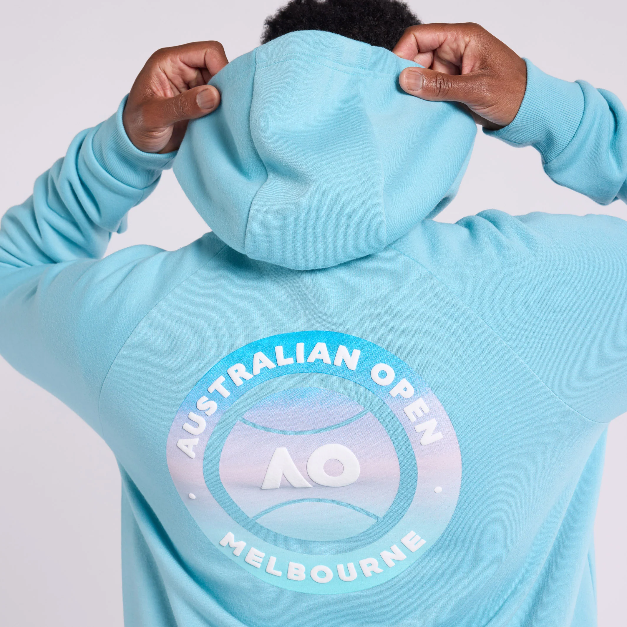 Men's Hoodie Jacket AO Round Logo Backprint - Image 6
