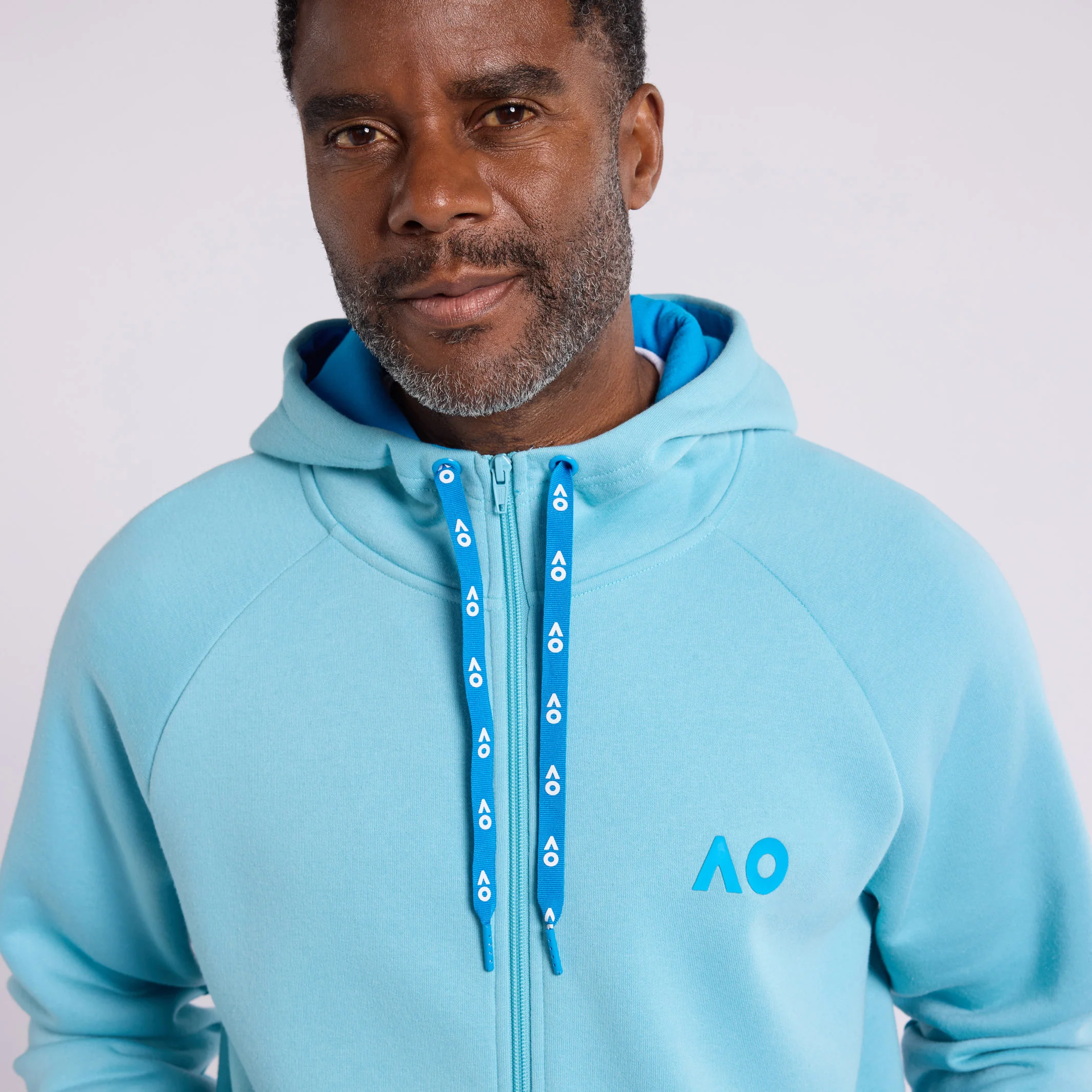 Men's Hoodie Jacket AO Round Logo Backprint - Image 7