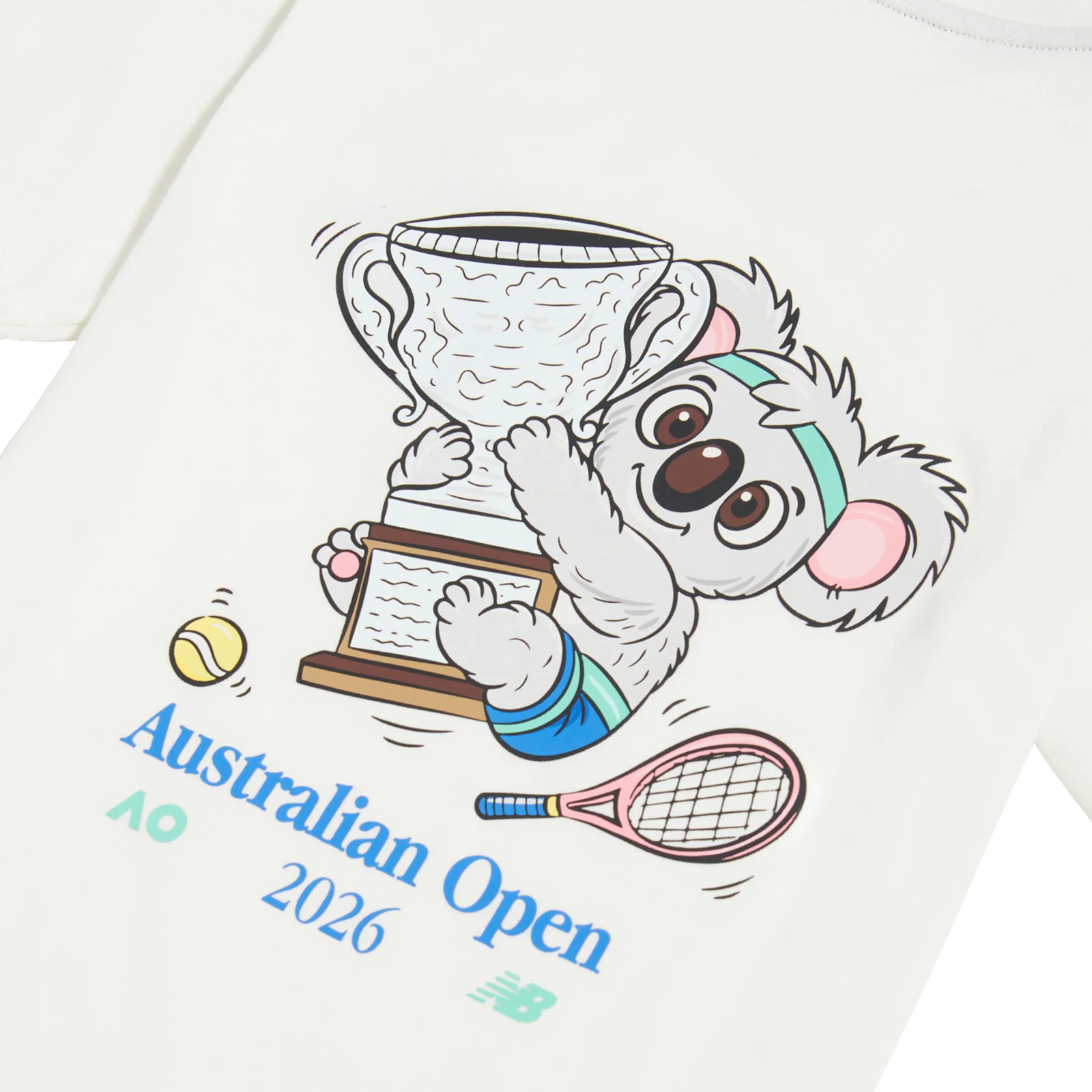 Kids Australian Open Grade School T-Shirt White - Image 4