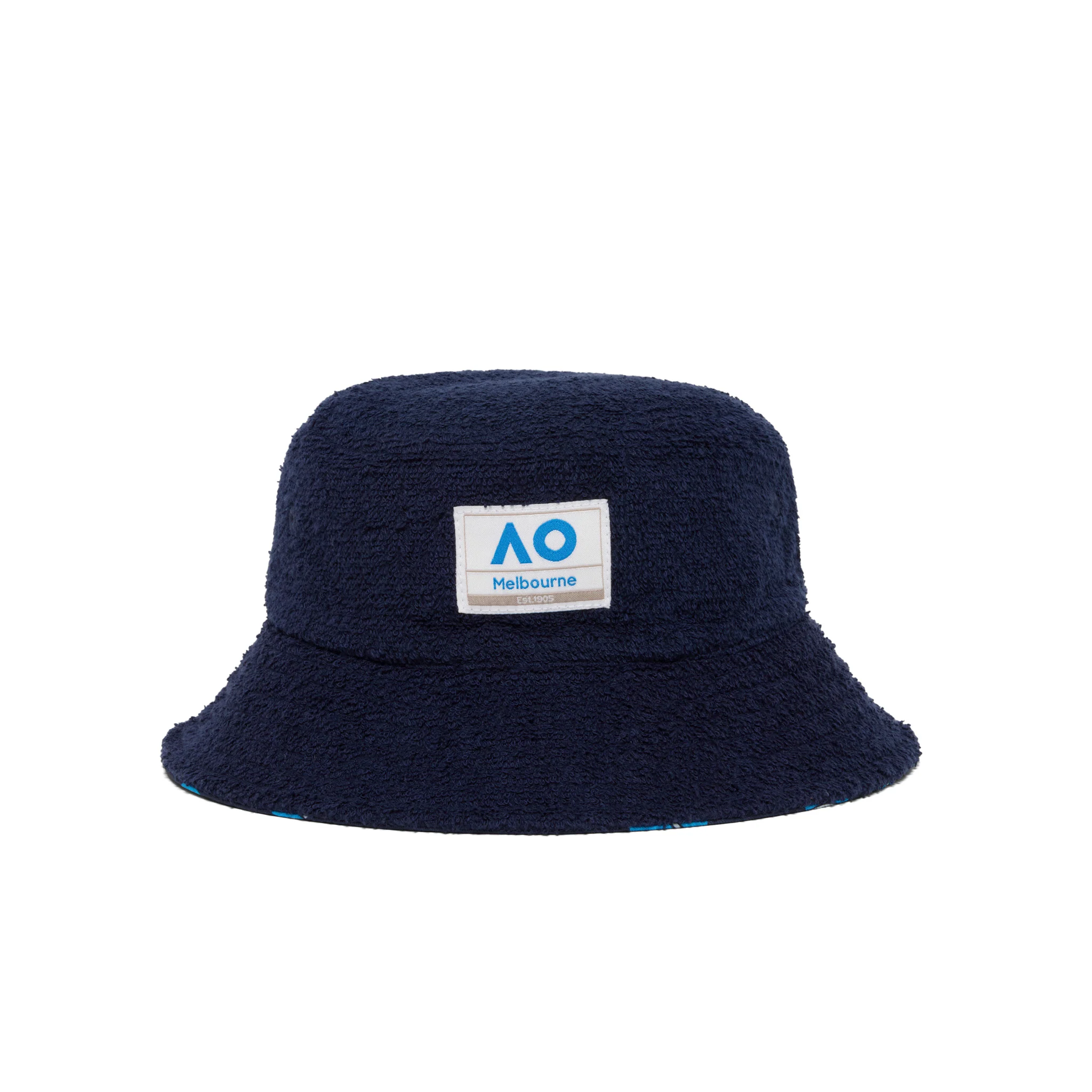 Kids Australian Open Tennis Ball Bucket Hat Navy - Image 3