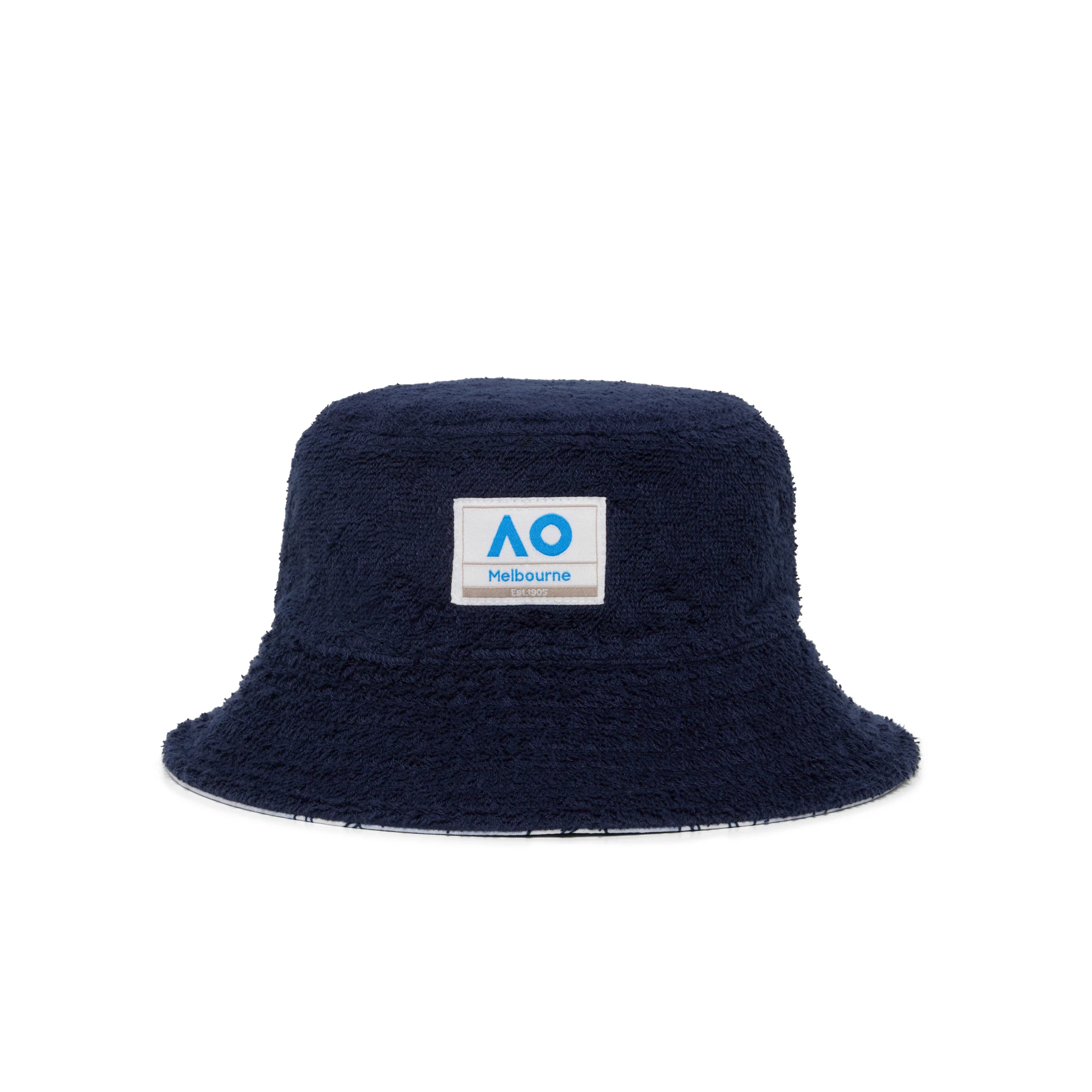Kids Australian Open Tennis Ball Bucket Hat Light Blue - Image 2