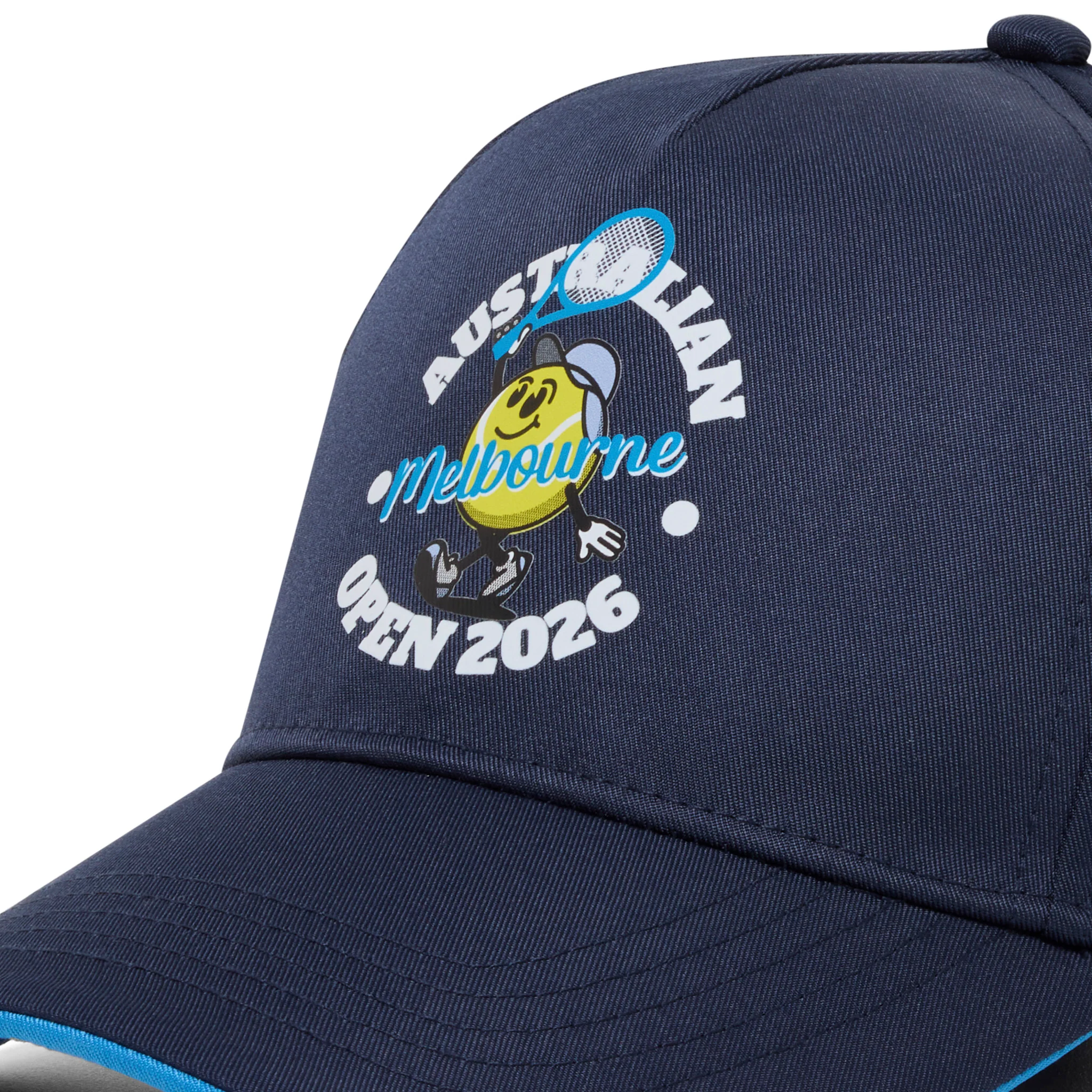 Kids Australian Open Tennis Ball Cap Navy - Image 2