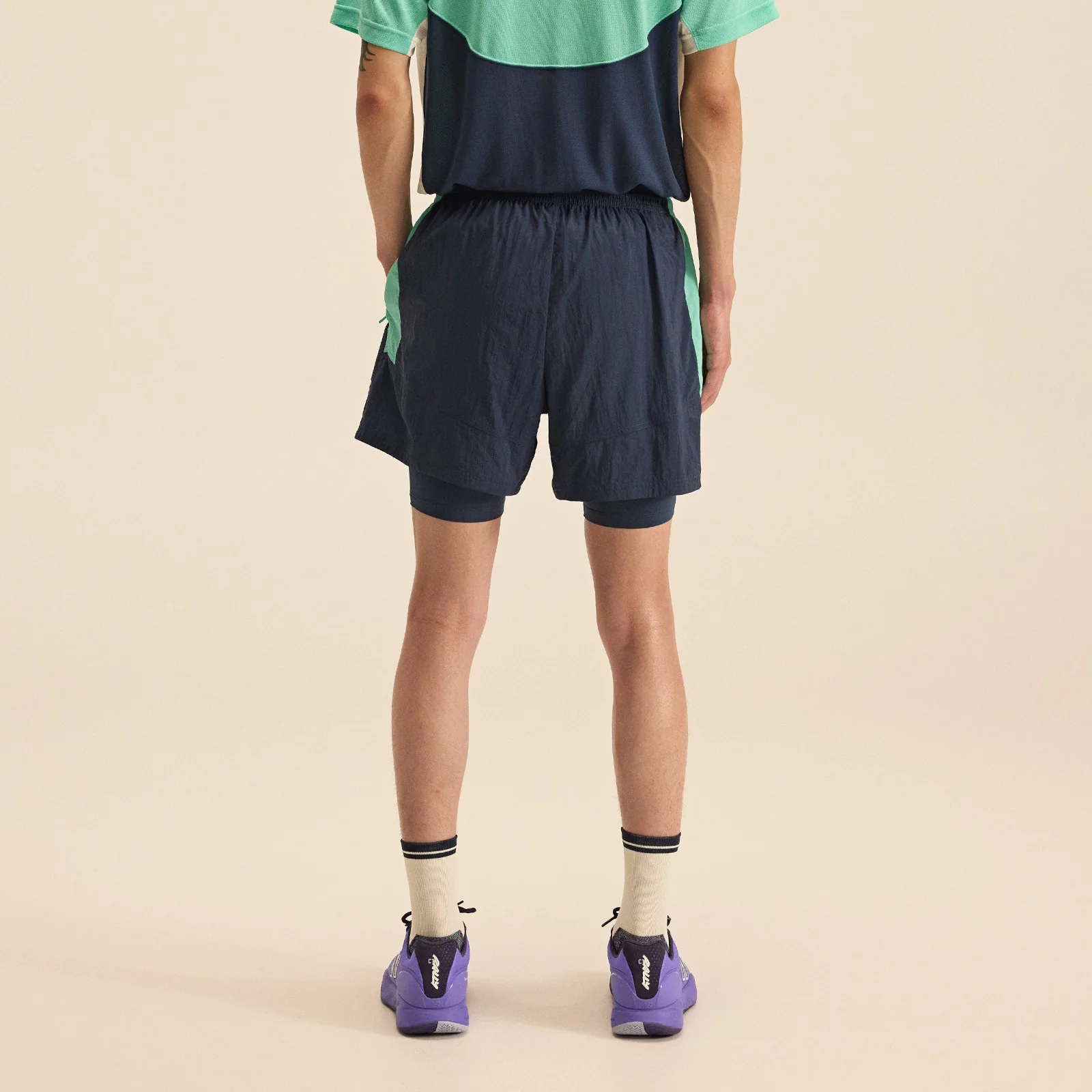 Men's Achieve Shorts Navy - Image 2