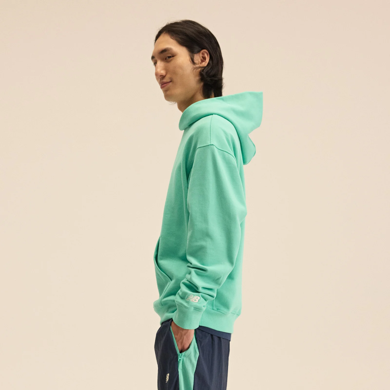 Men's Australian Open Logo Hoodie Green - Image 3