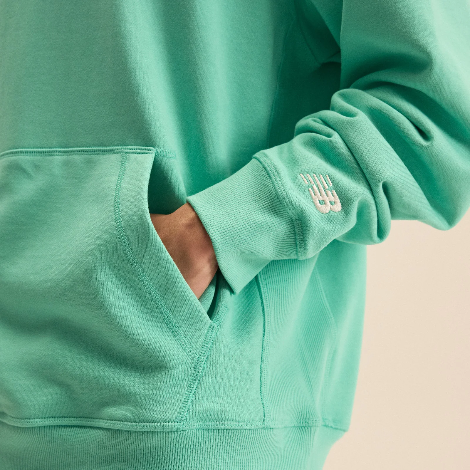 Men's Australian Open Logo Hoodie Green - Image 6