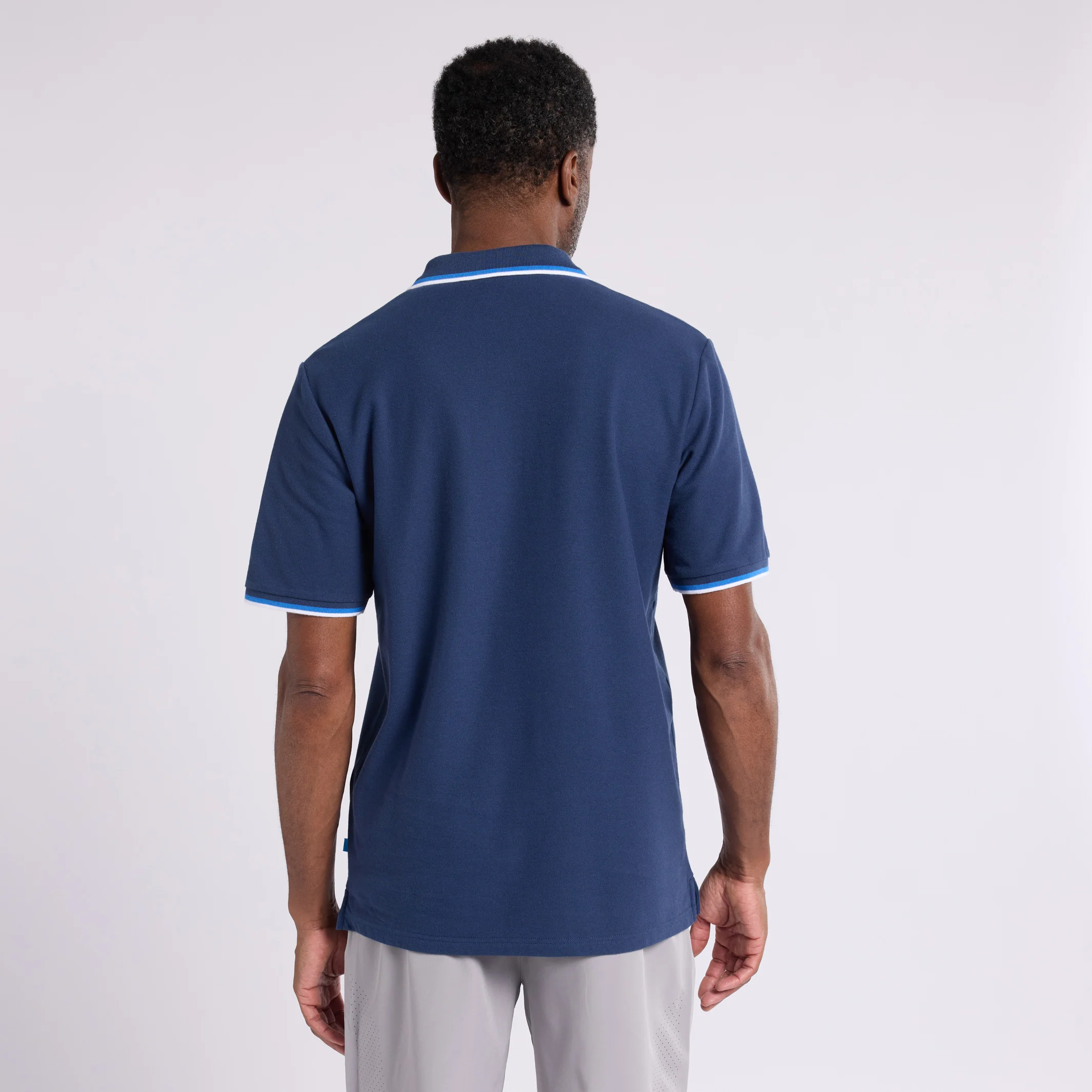 Men's Polo Half-Zip AO Logo - Image 4