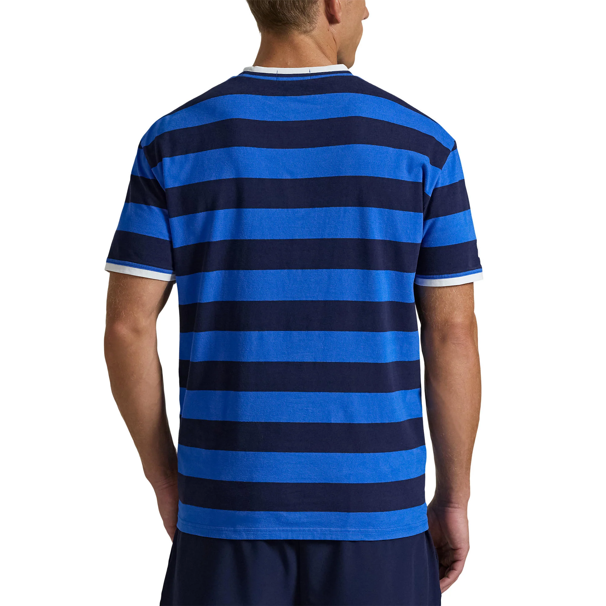 Men's Striped T-Shirt Polo Logo - Image 4