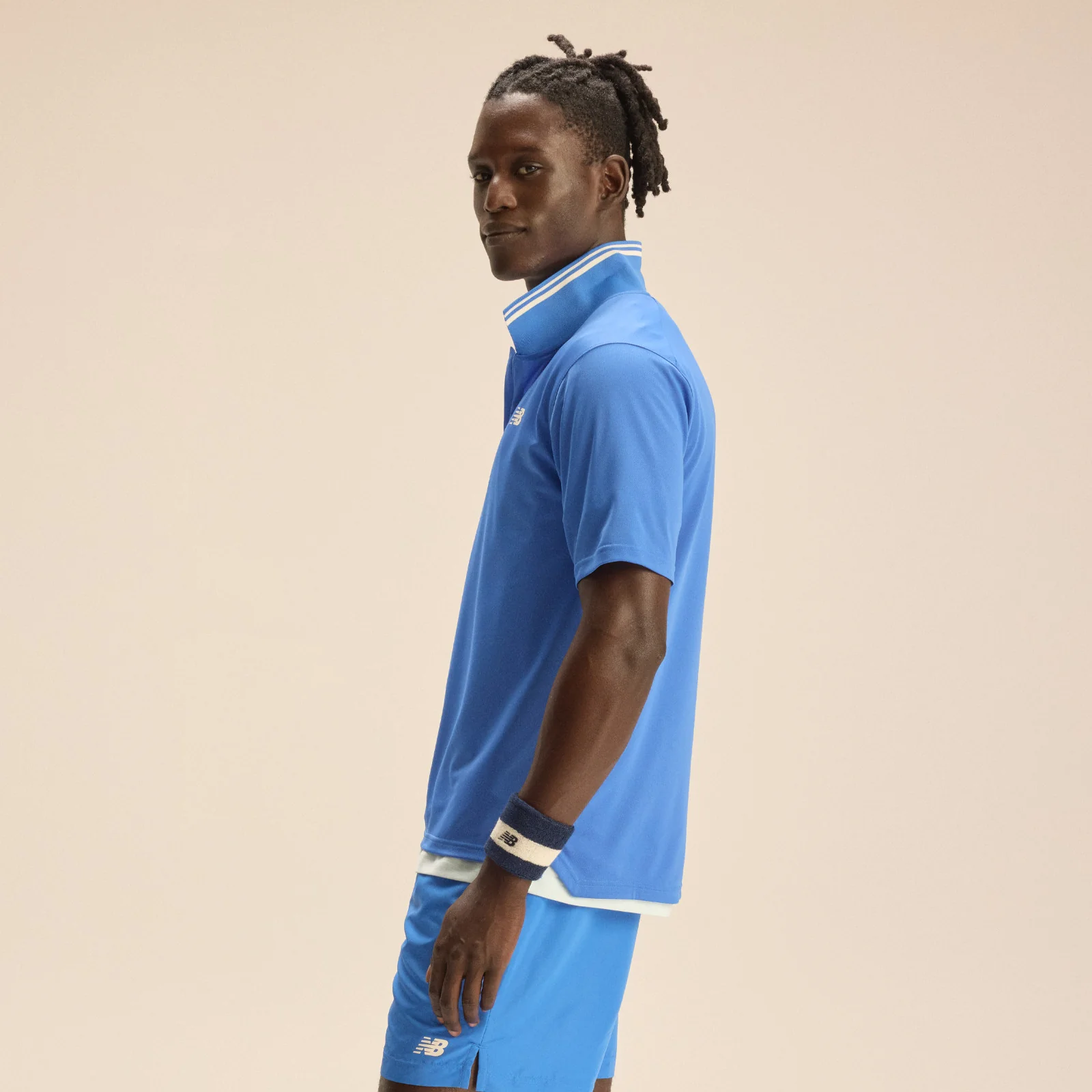Men's Tournament Polo Blue - Image 3