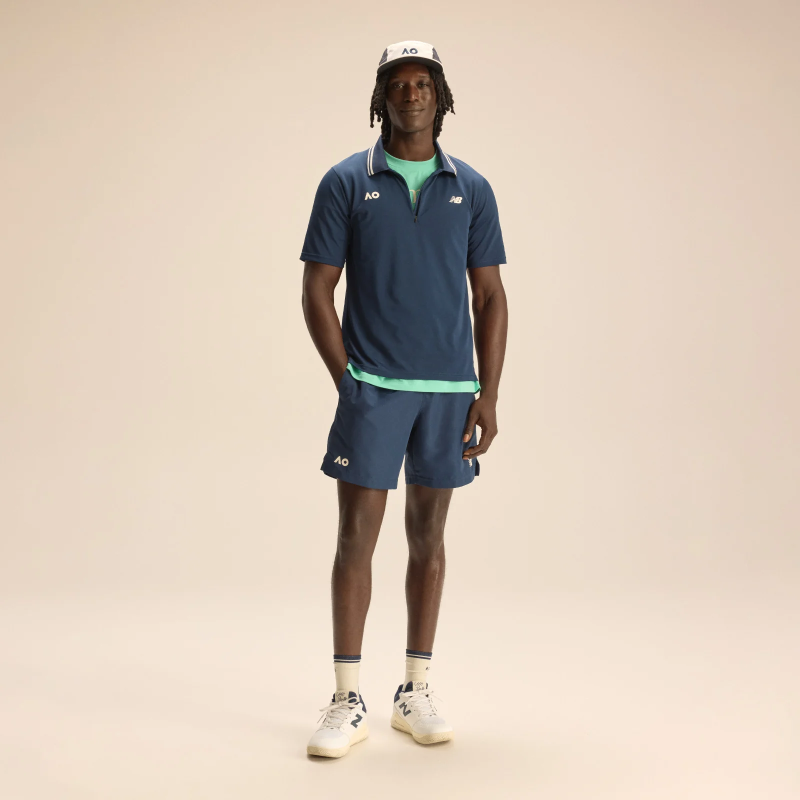 Men's Tournament Polo Navy - Image 5