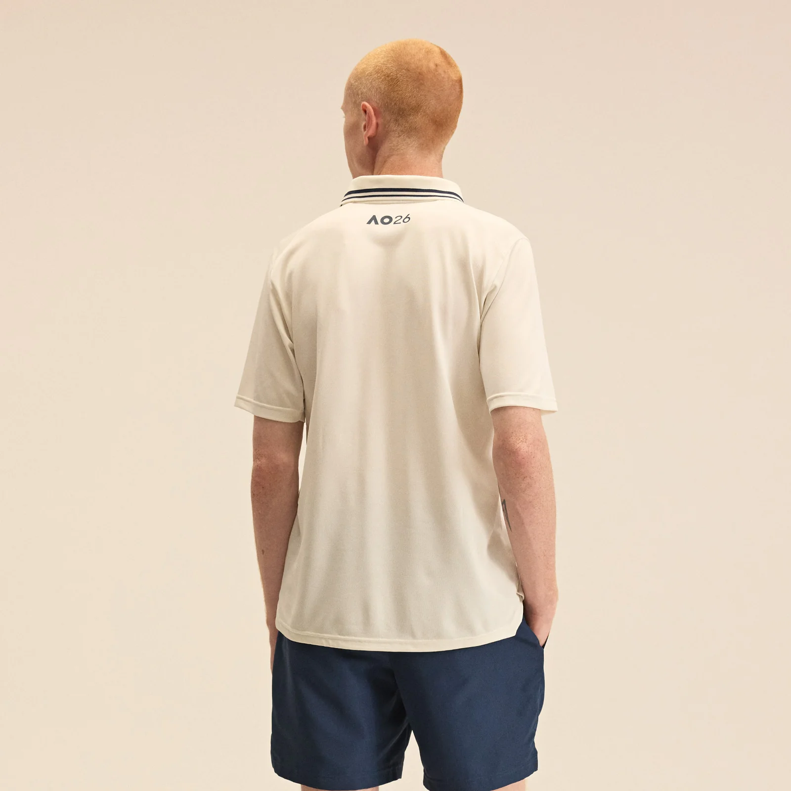 Men's Tournament Polo White - Image 2