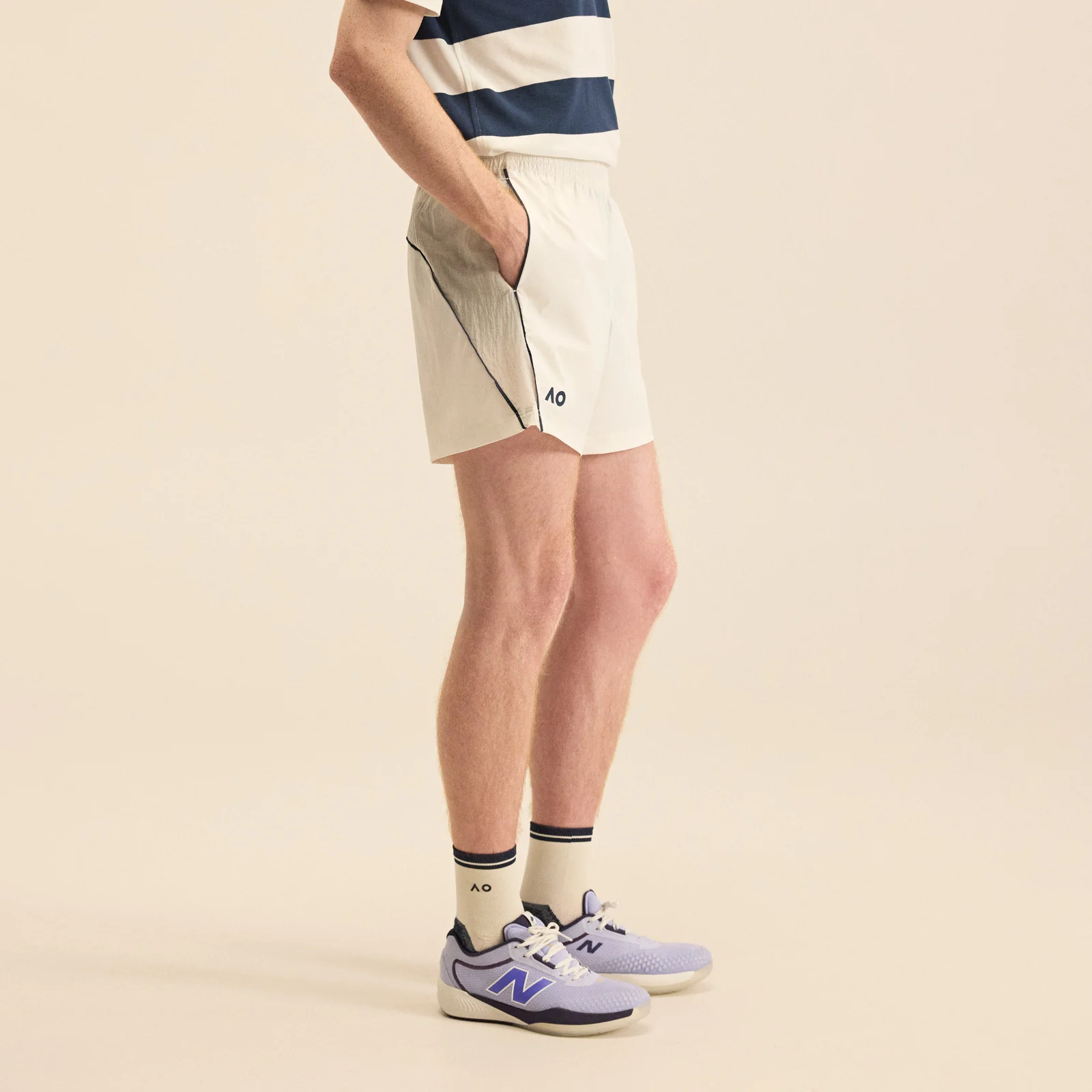 Men's Tournament Shorts White - Image 3