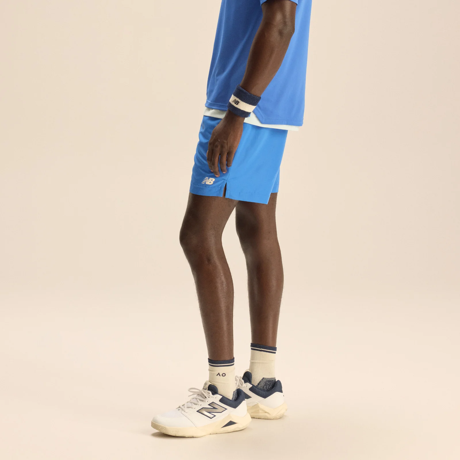 Men's Woven Short Blue - Image 3