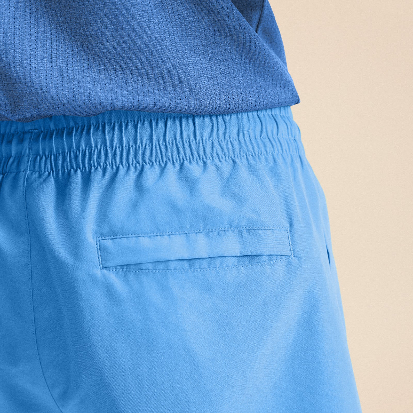 Men's Woven Short Blue - Image 7