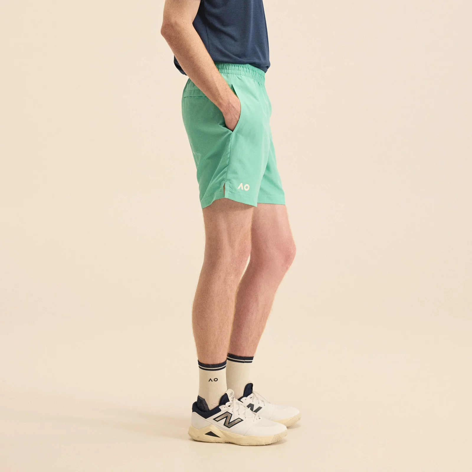 Men's Woven Short Green - Image 3