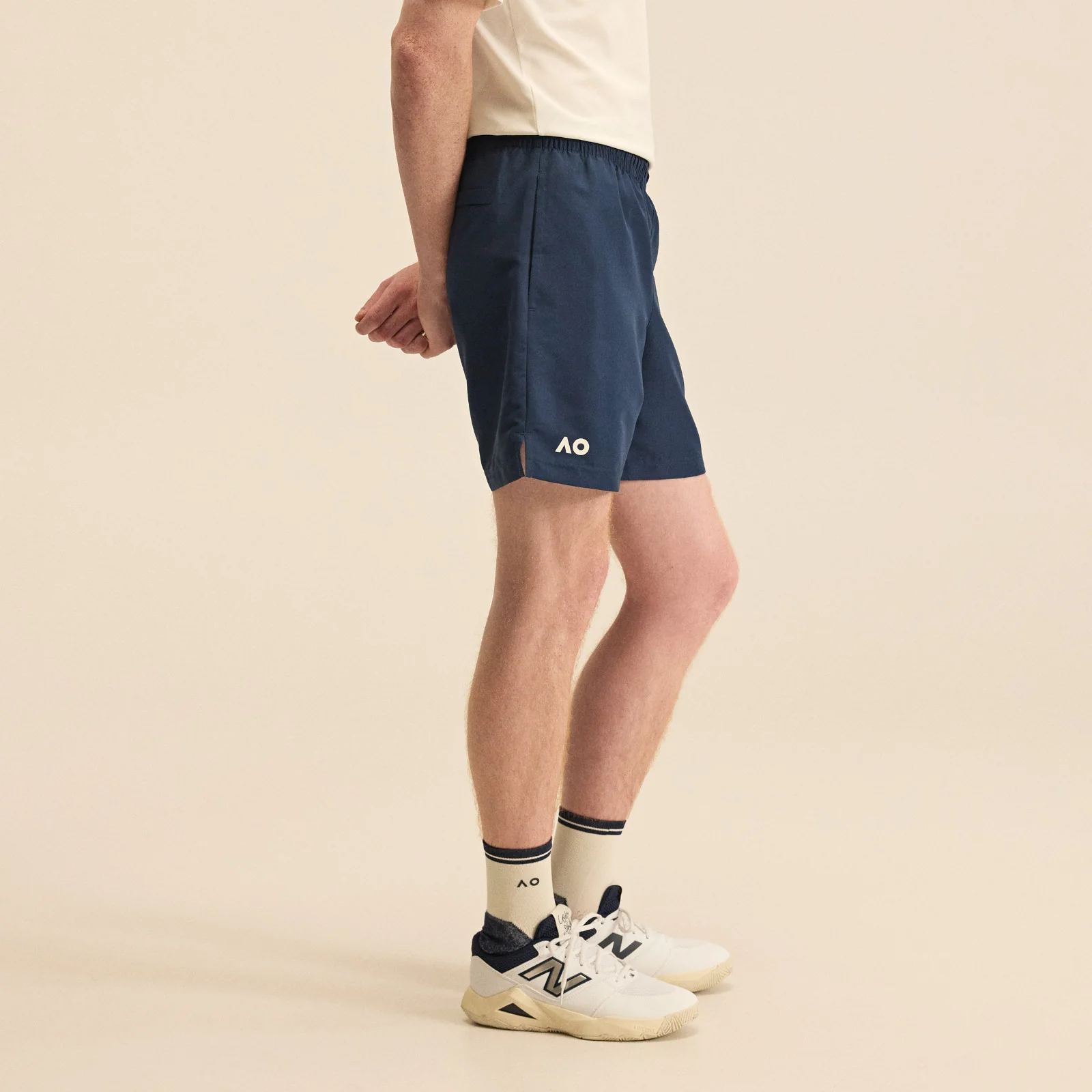 Men's Woven Short Navy - Image 3