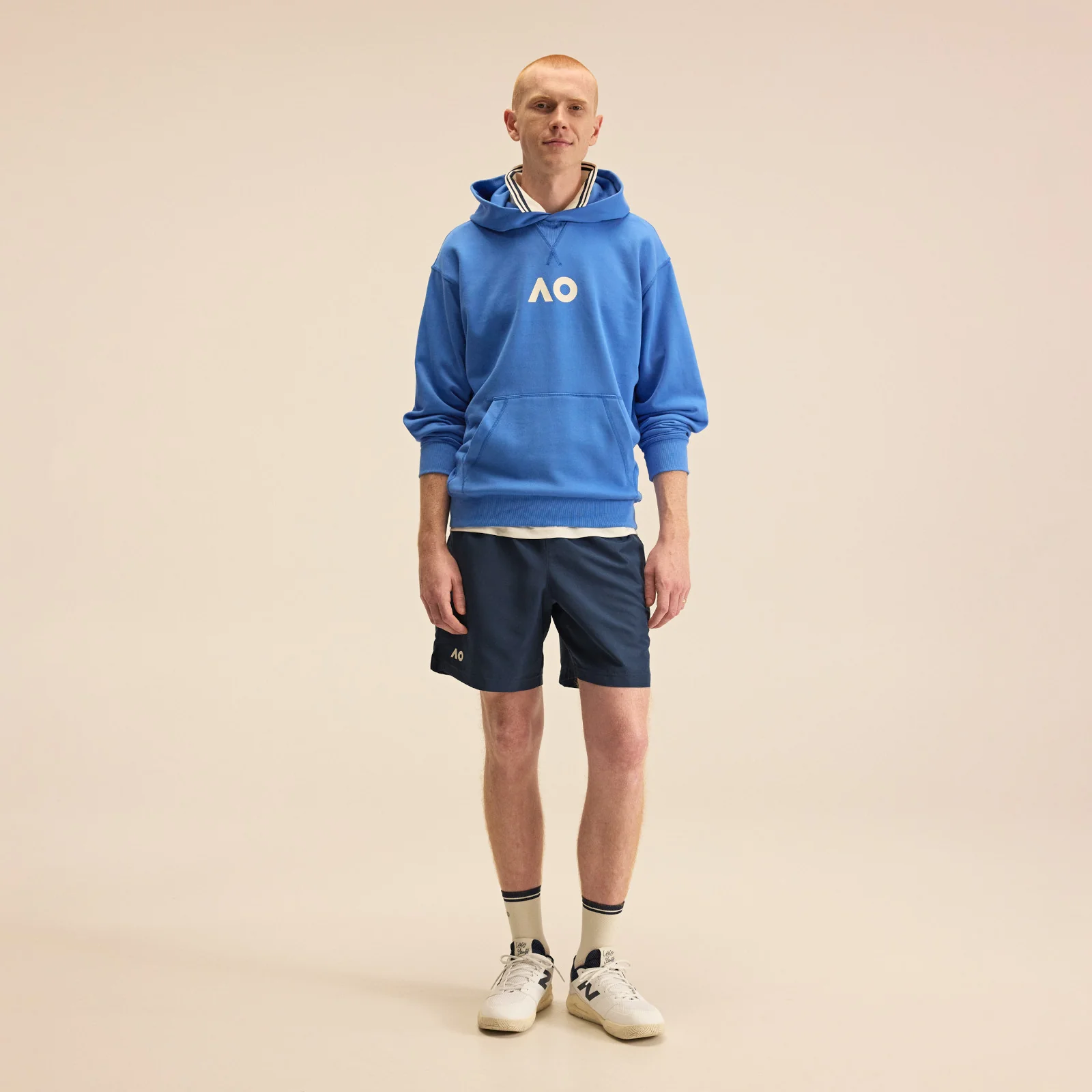 Men's Woven Short Navy - Image 4