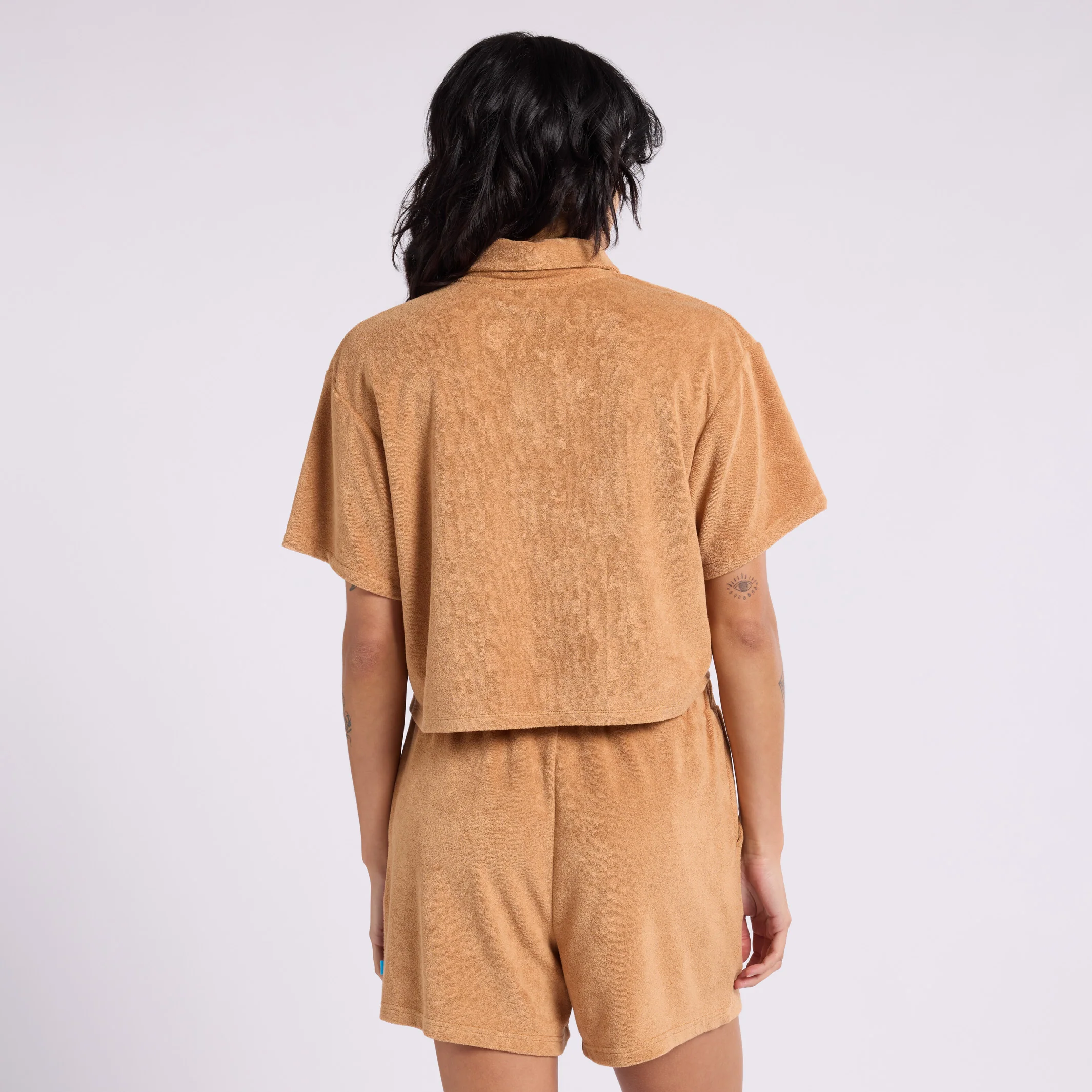 Women's Polo Cropped Lifestyle Terry - Image 4