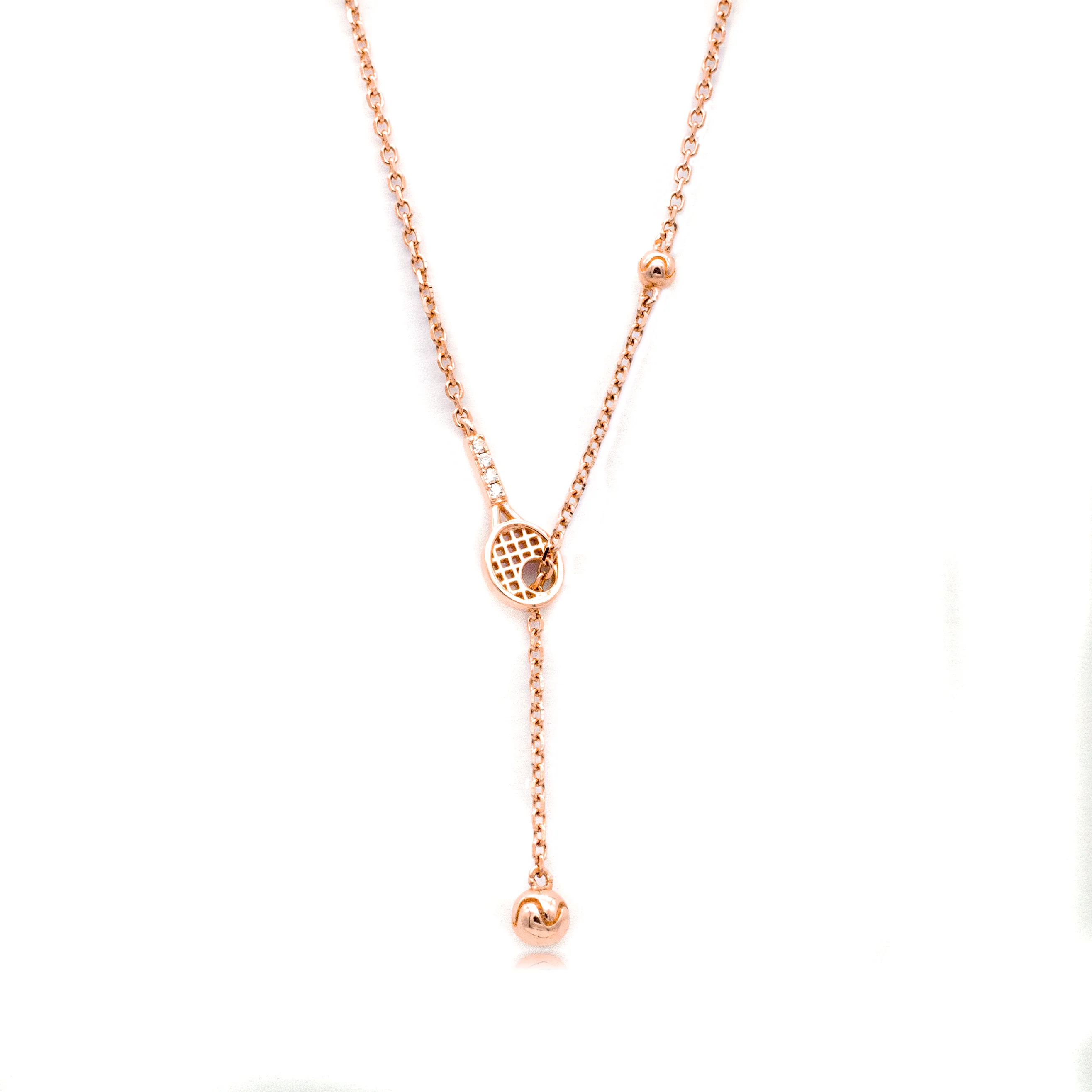 Racquet & Ball Necklace - Image 2