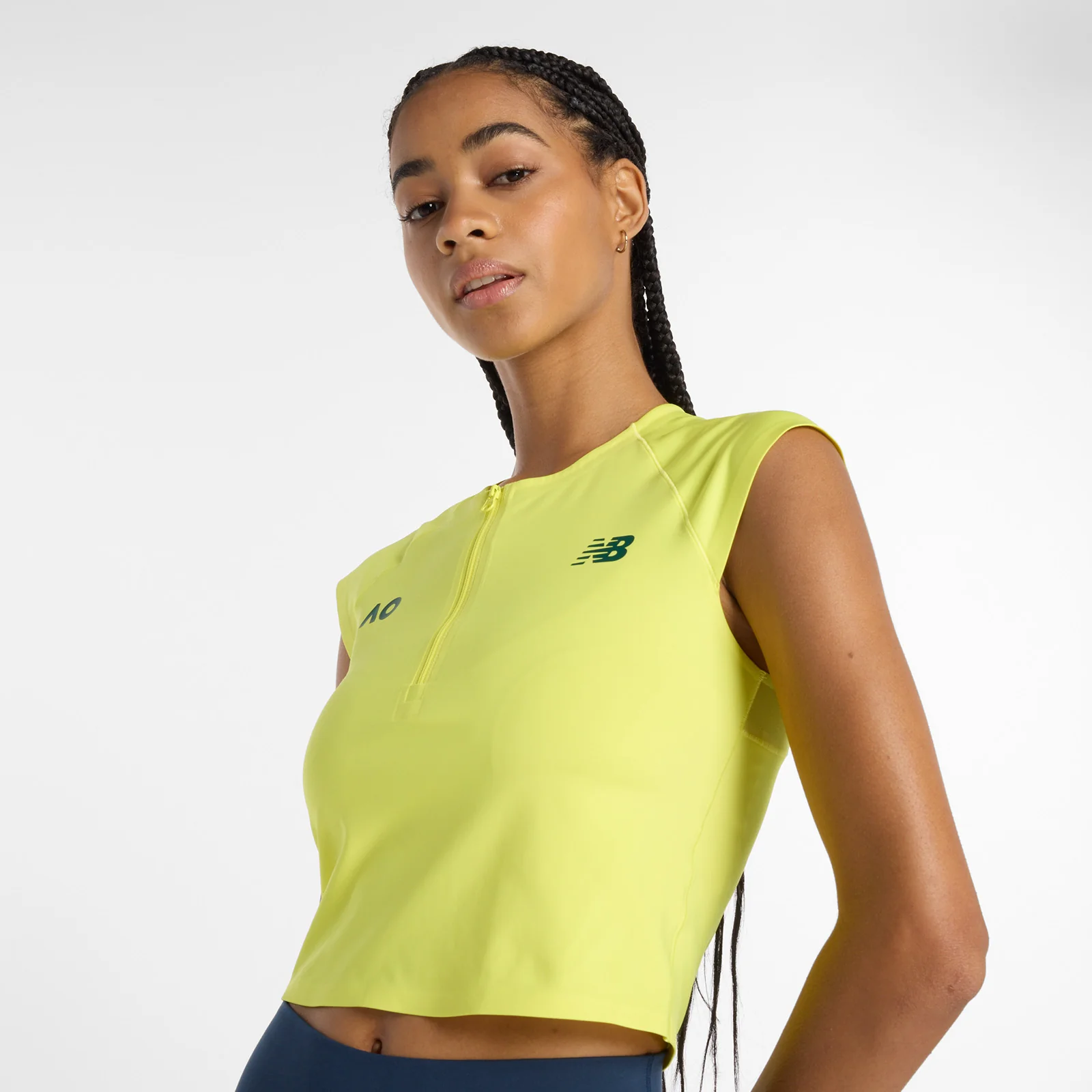 Women's Capped Sport Tank Yellow - Image 2