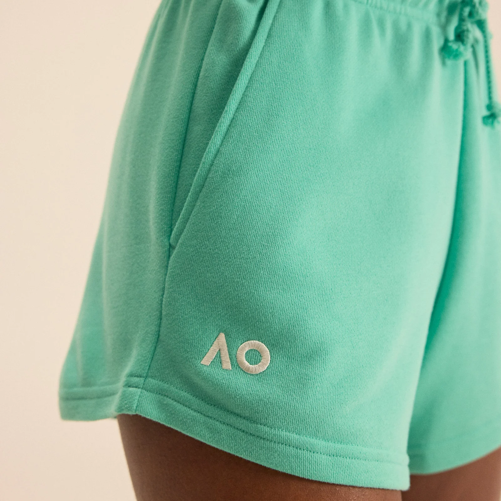 Women's Fleece Short Green - Image 6