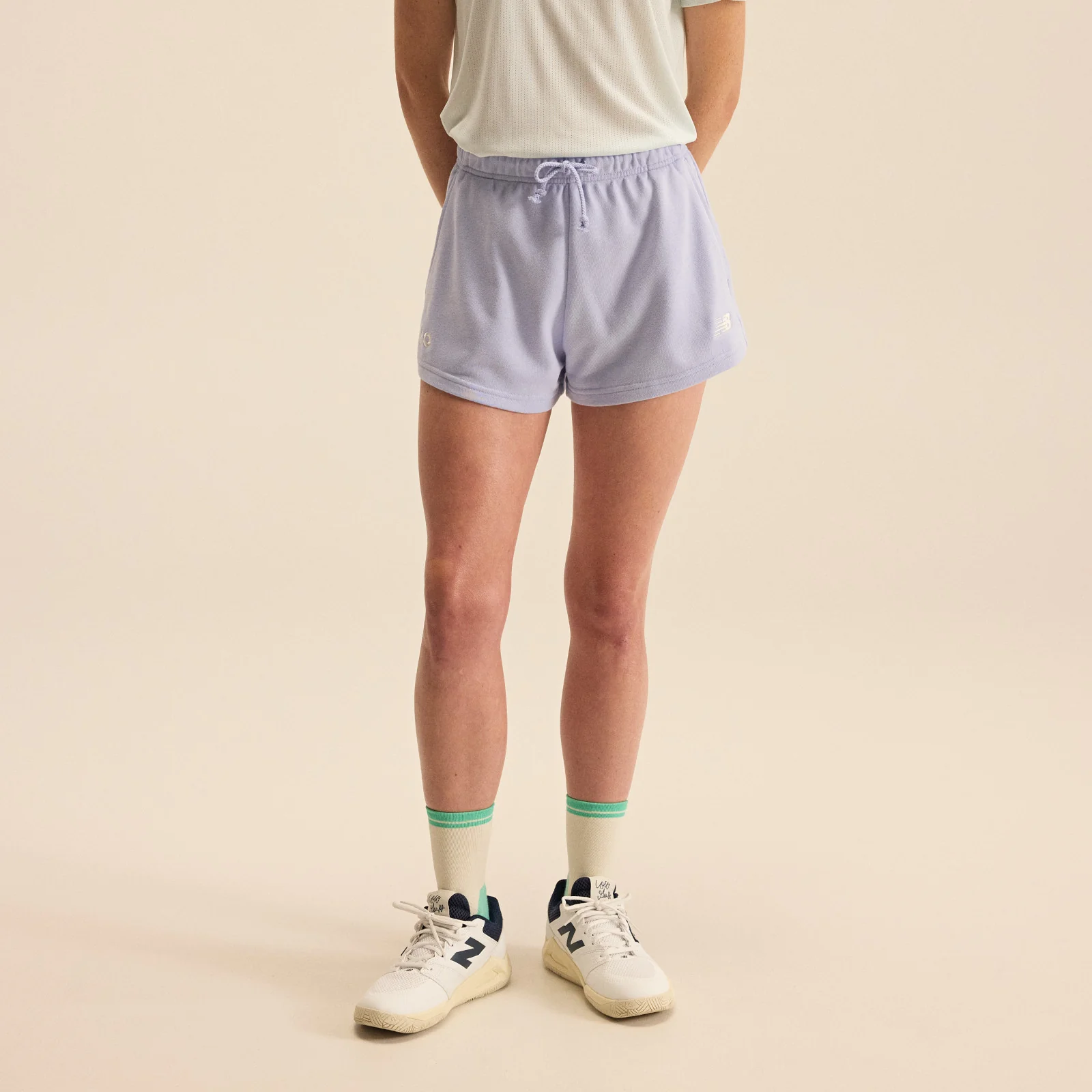 Women's Fleece Short Purple
