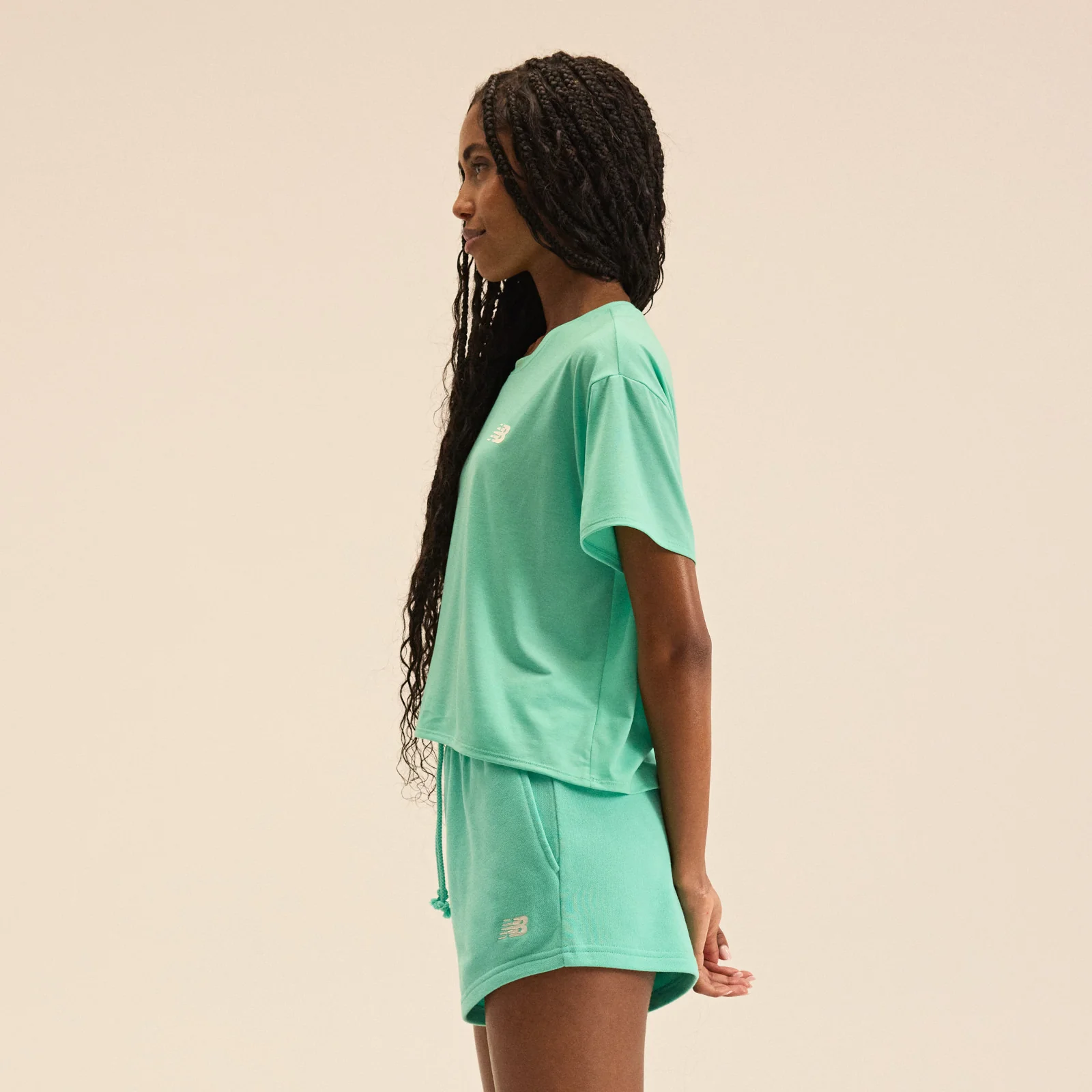 Womens's Performance T-Shirt Green - Image 3