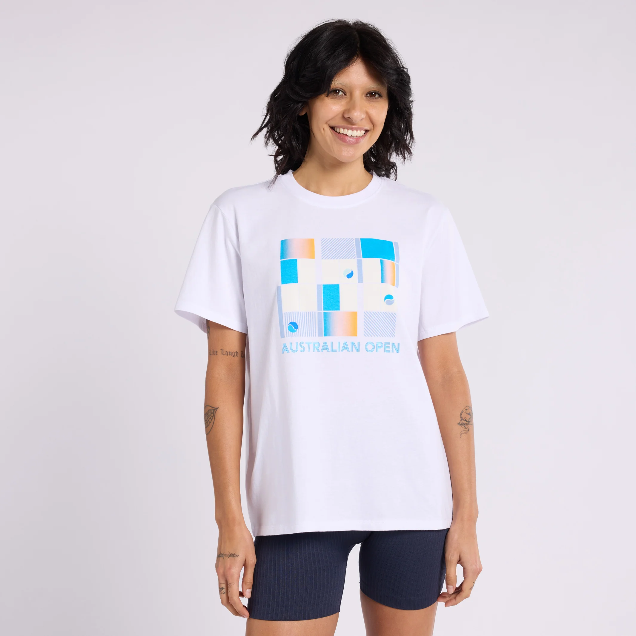 Women's T-Shirt Tennis Grid - Image 2