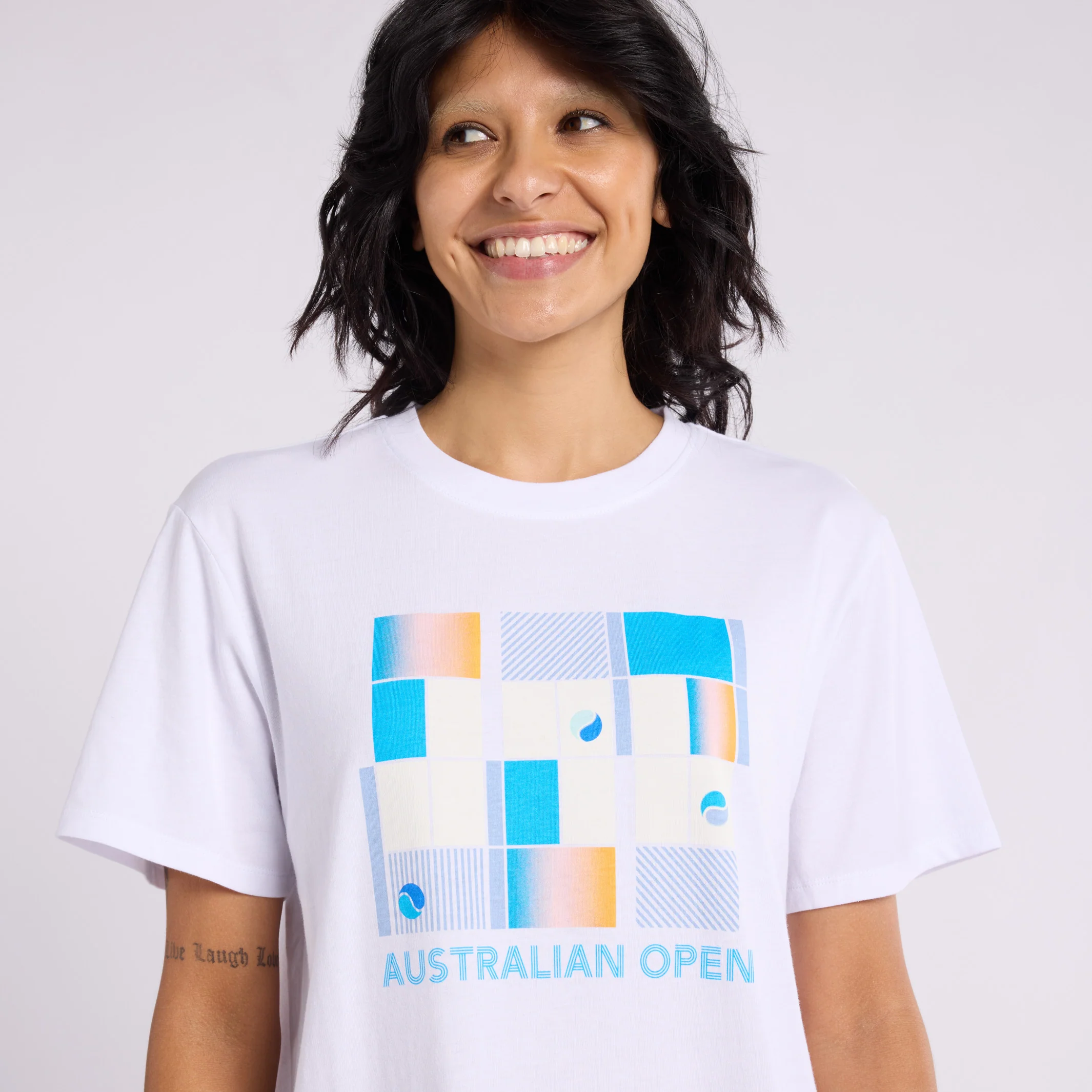 Women's T-Shirt Tennis Grid - Image 5
