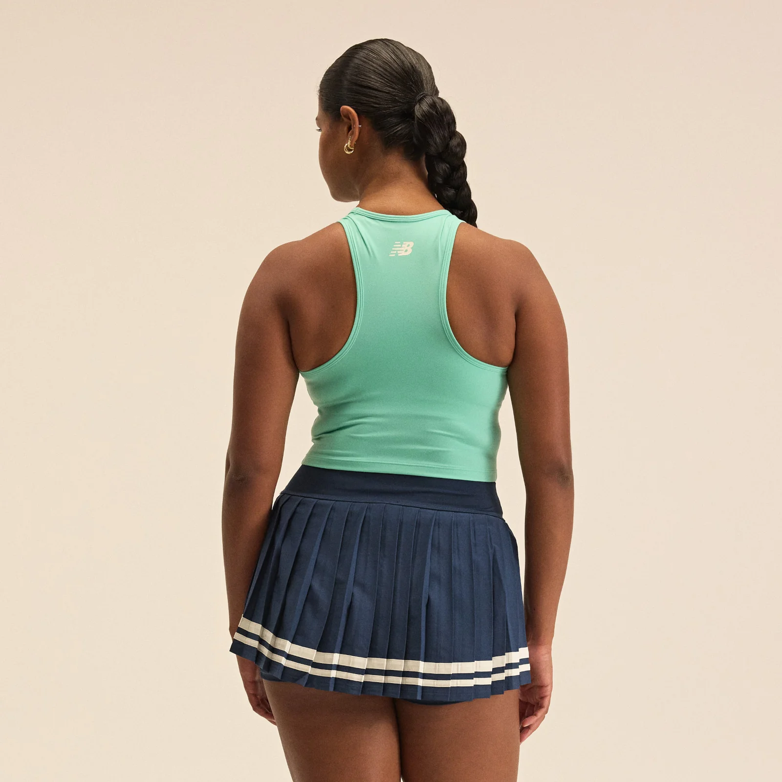 Women's Tournament Fitted Tank Green - Image 2