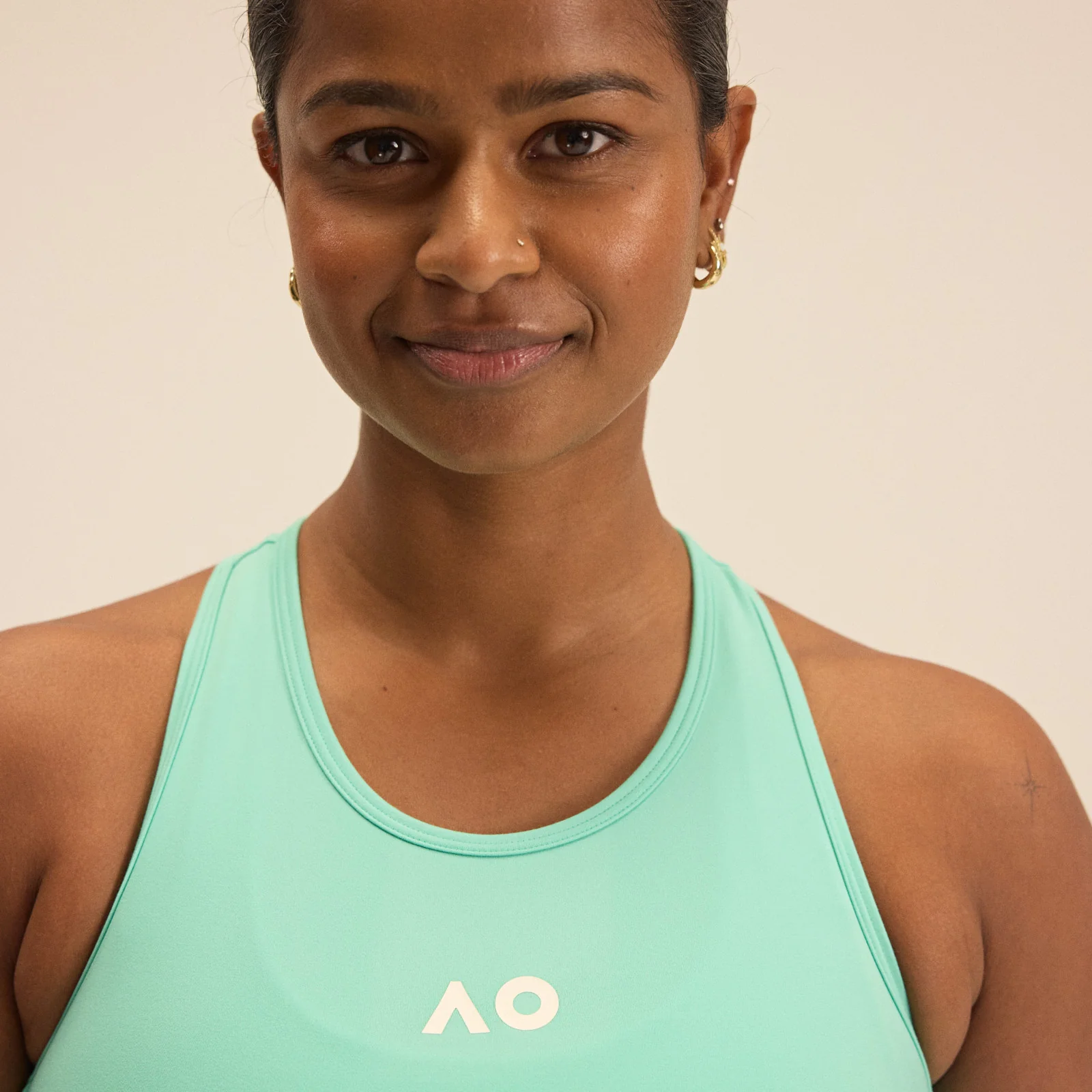Women's Tournament Fitted Tank Green - Image 5
