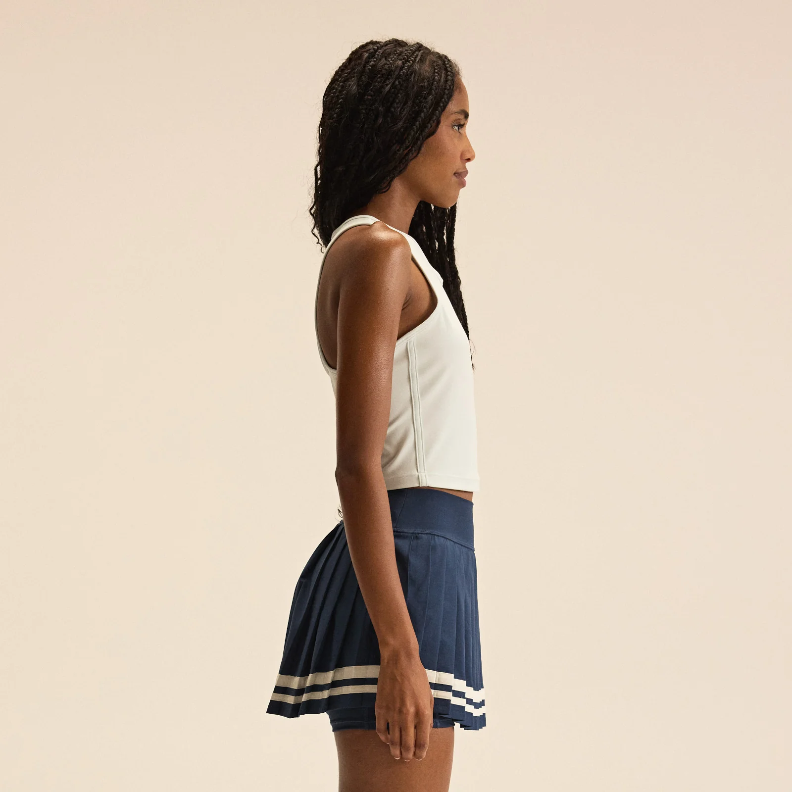 Women's Tournament Fitted Tank Light Blue - Image 3