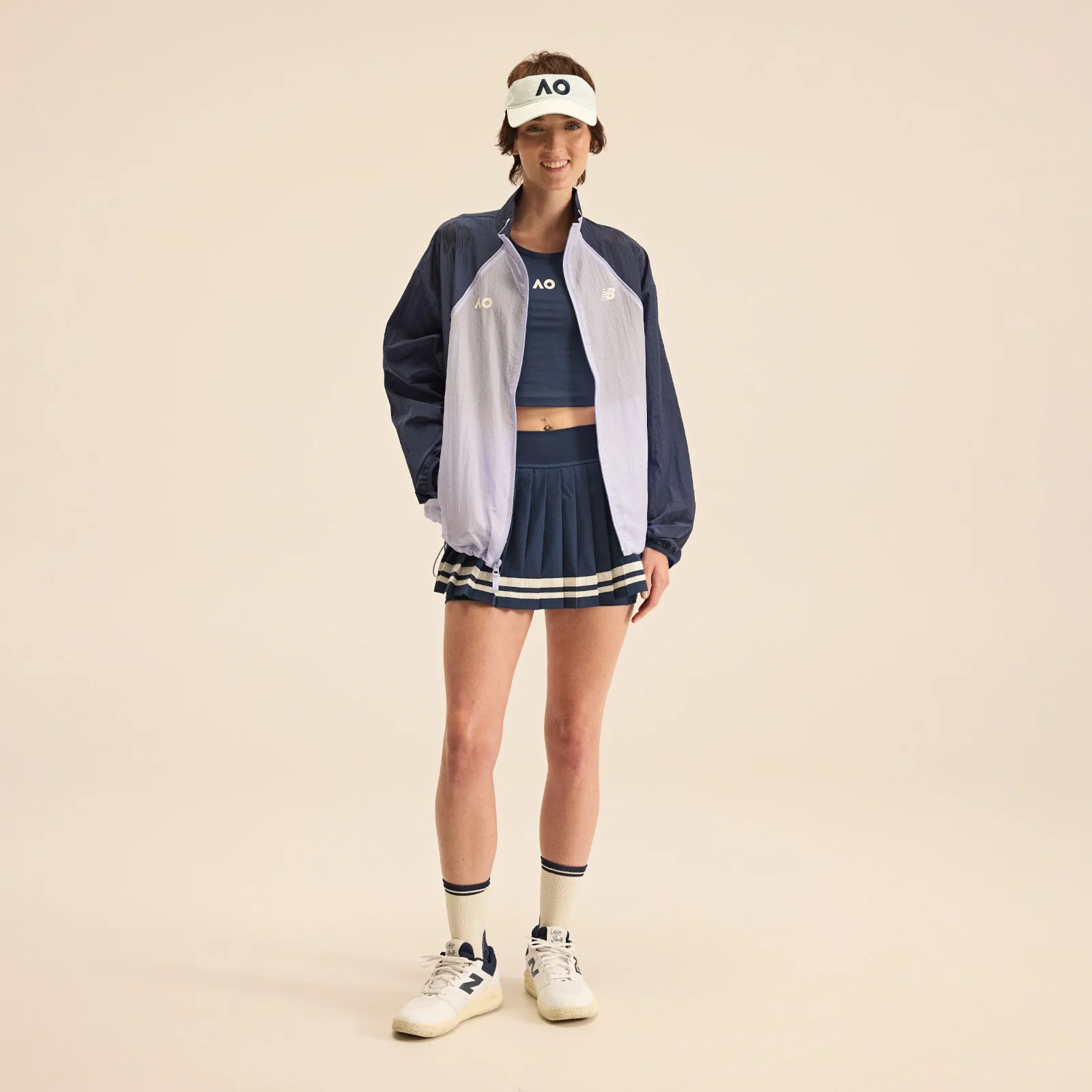 Women's Tournament Fitted Tank Navy - Image 5